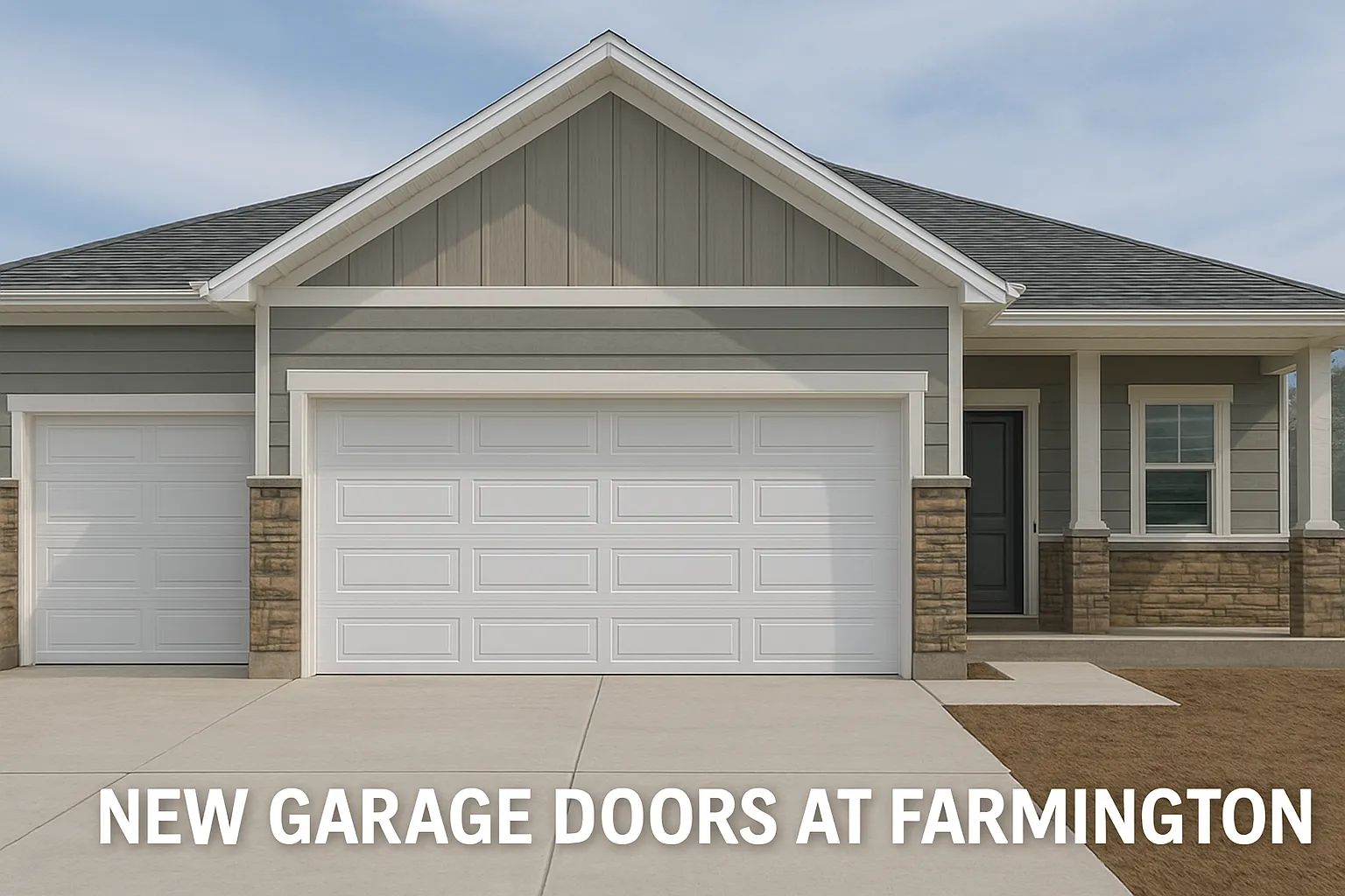 New Garage Doors at Farmington UT