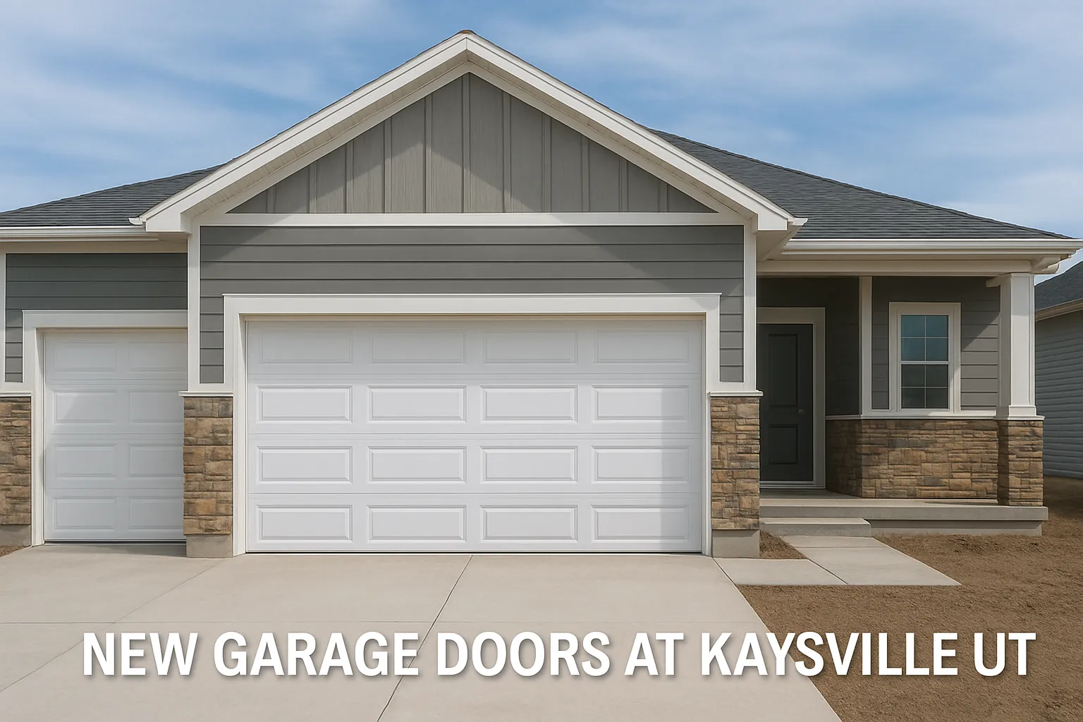 New Garage Doors at Kaysville UT