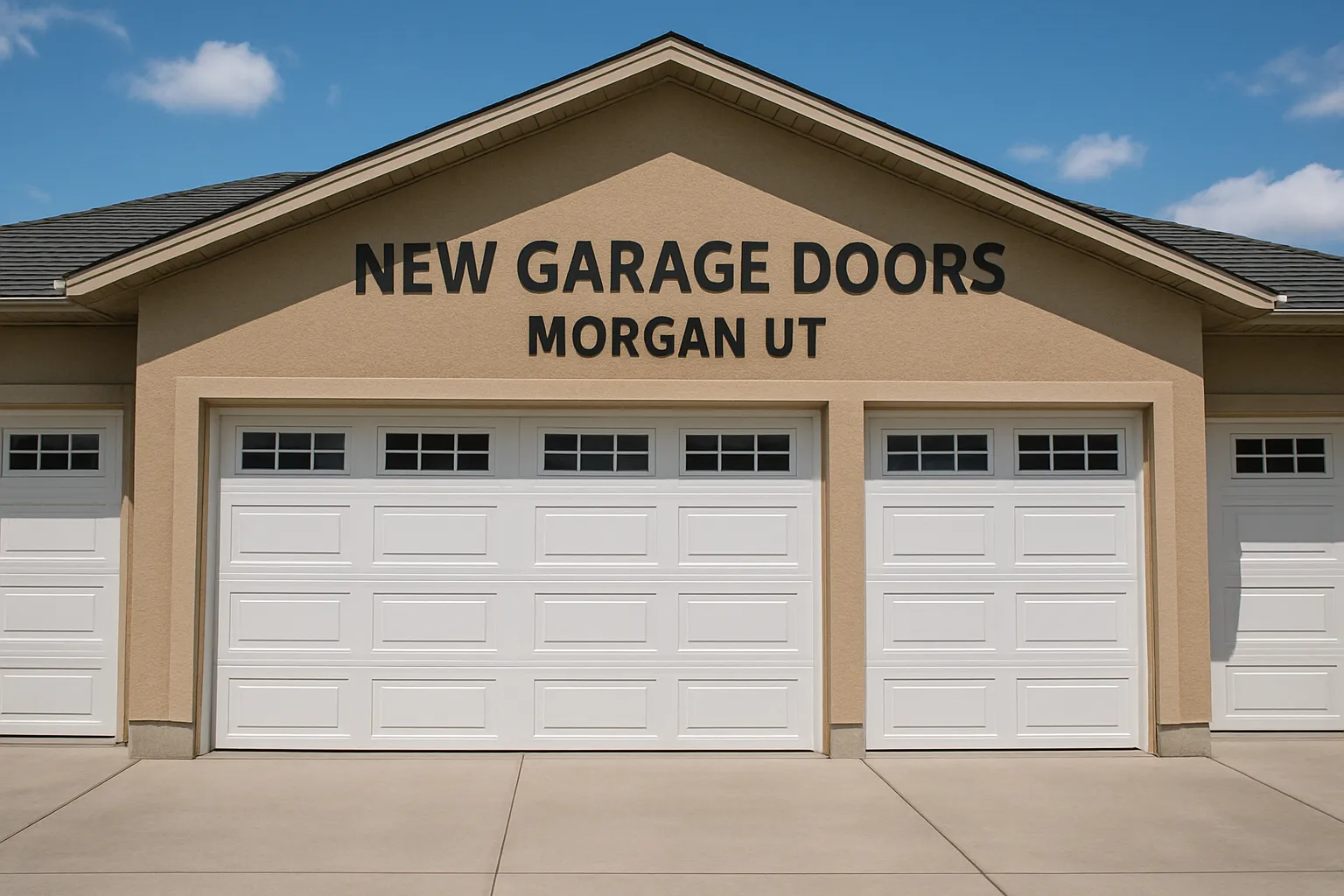 New Garage Doors at Morgan UT