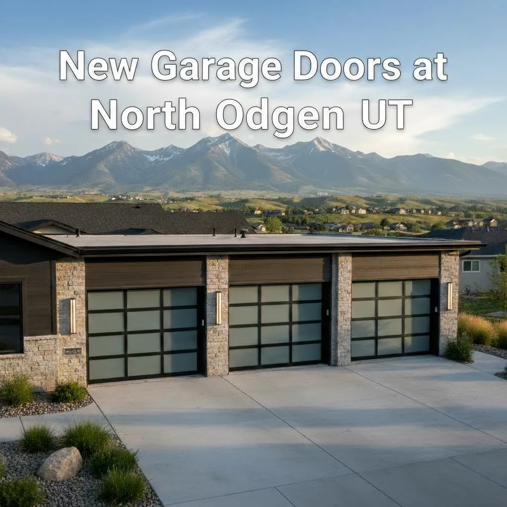 New Garage Doors at North Ogden UT