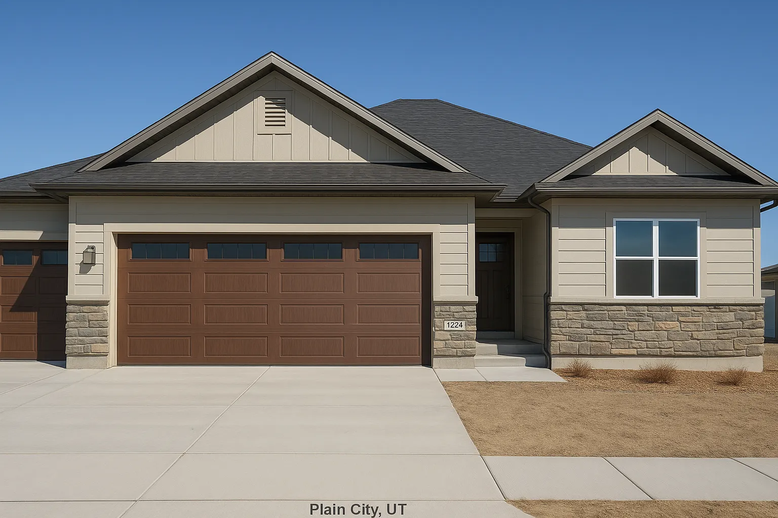 New Garage Doors at Plain City UT