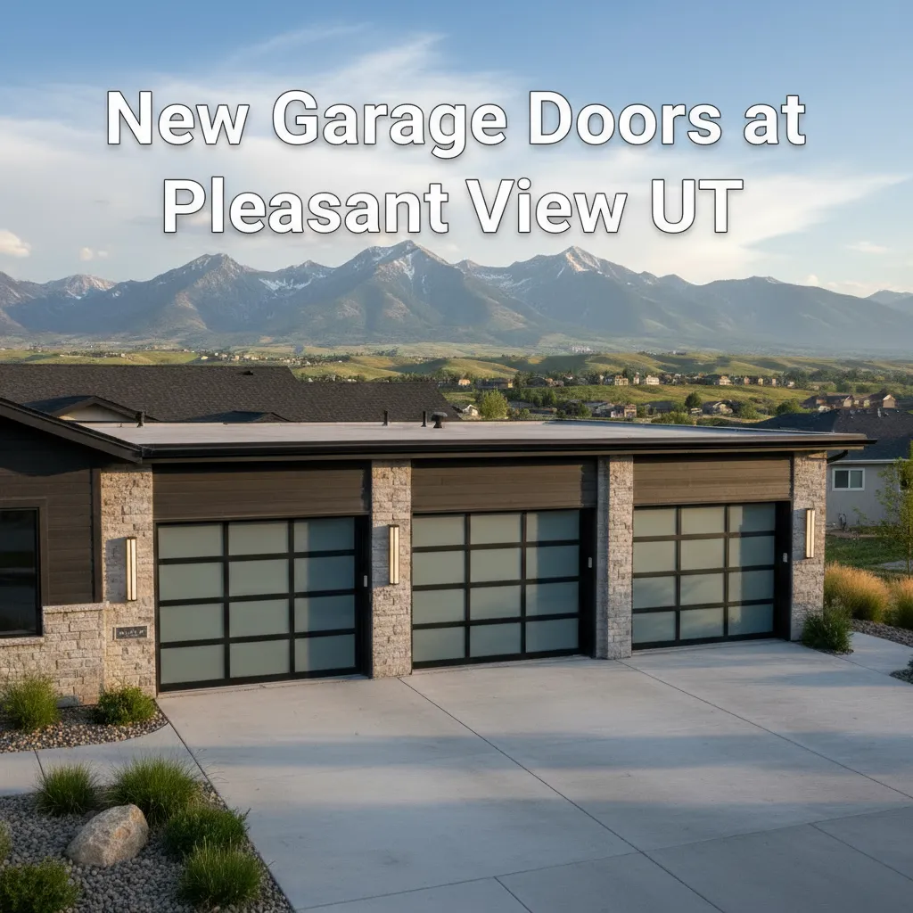 New Garage Doors at Pleasant View UT